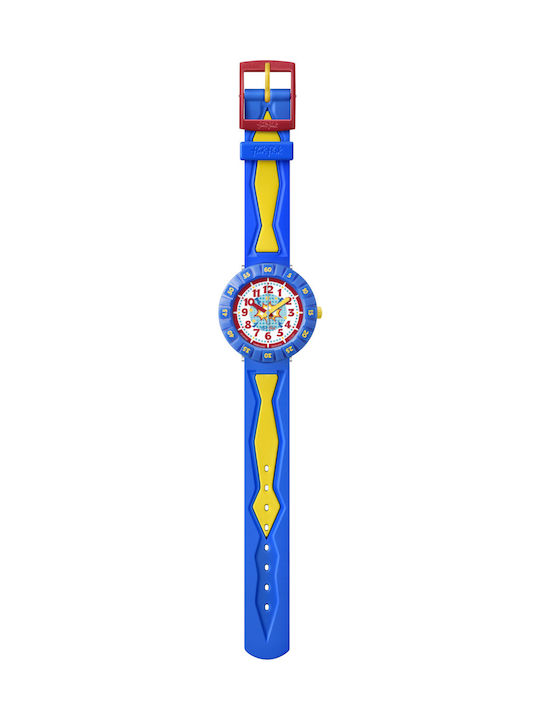 FlikFlak Cool Sailor Kinder Analoguhr mit Kautschuk/Plastik Armband Blau