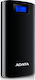 Adata P20000D Power Bank 20000mAh with 2 USB-A Ports Black