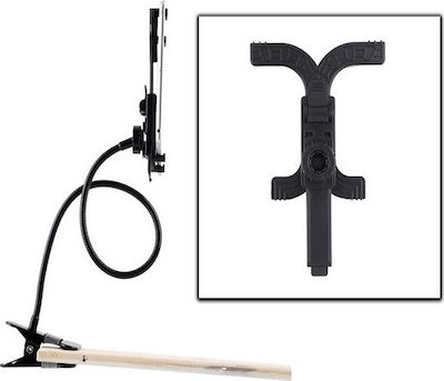 Μεταλλική Περιστρεφόμενη Tablet Stand with Extension Arm Black