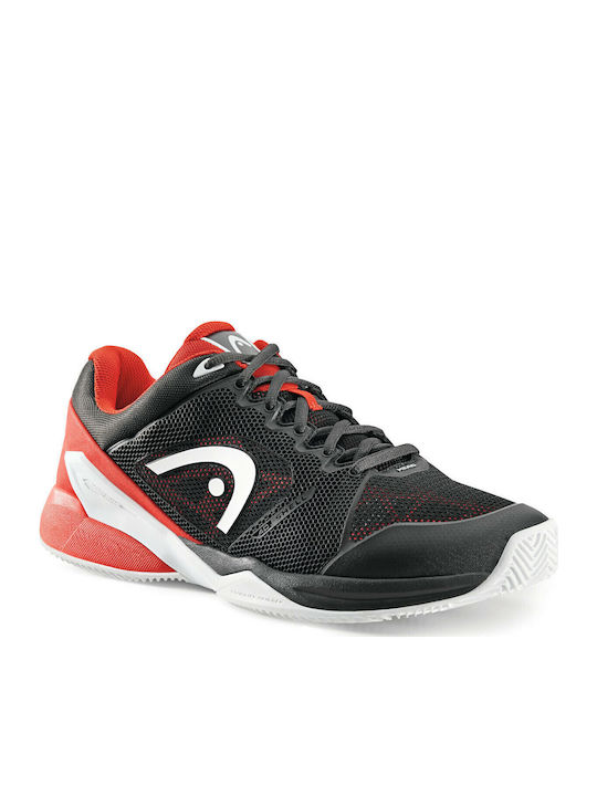 Head Revolt Pro 2.0 Men's Tennis Shoes for Clay Courts Black