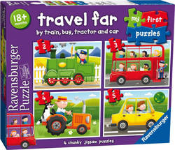 Puzzle pentru Copii My First Travel Far pentru 1.5++ Ani 14buc Ravensburger