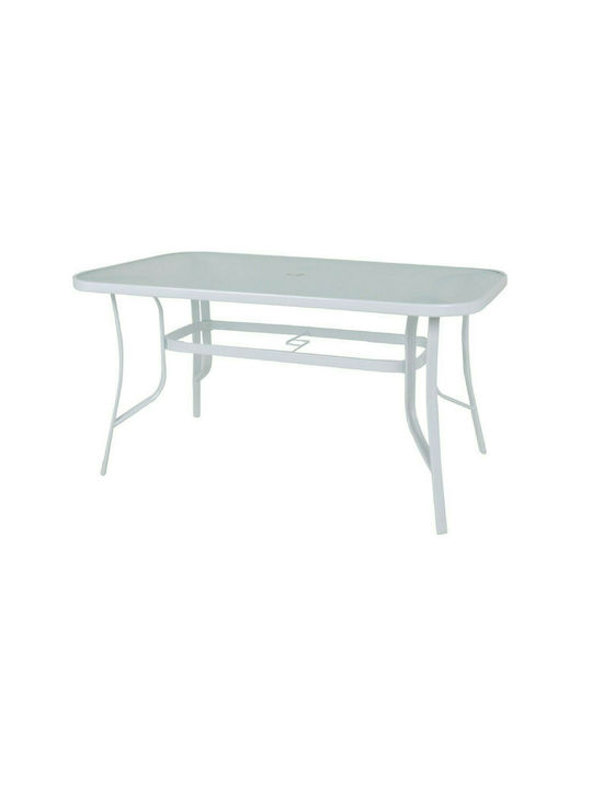 Tisch Stabil Rio Weiß 150x90x71cm