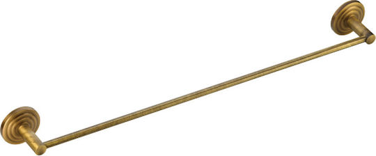 Verdi Brass Single Wall-Mounted Bathroom Rail 60x6.5cm Bronze Verdi Brass Single Wall-Mounted Bathroom Rail 60x6.5cm Bronze
