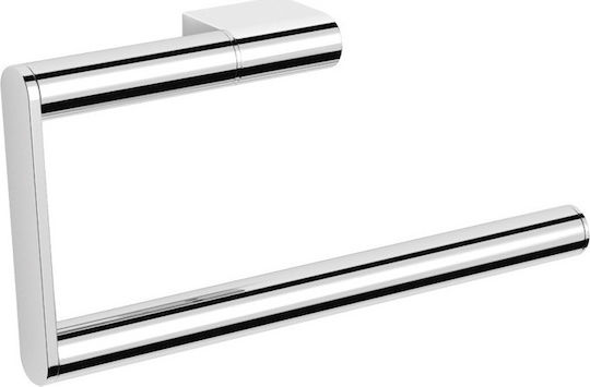 Langberger Series 280 Single Wall-Mounted Bathroom Ring ​20x4cm Silver