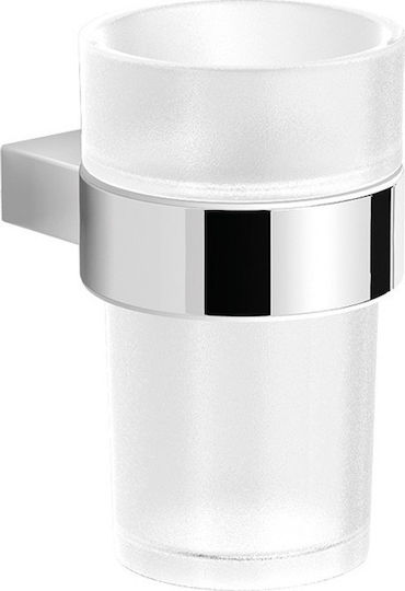 Langberger Series 280 Wandmontiert Getränkehalter Glas Silber