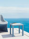 Ocean Auxiliary Outdoor Free Standing Polypropylene Table Silver Grey 45x45x45cm