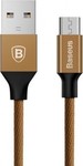 Baseus Yiven Braided USB 2.0 to micro USB Cable Καφέ 1m (CAMYW-A13)