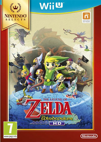 The Legend Of Zelda The Wind Waker HD Избира Издание Wii U Игра Употребявана