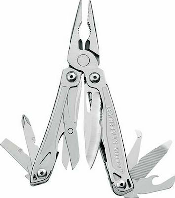 Leatherman Wingman Unealtă Multifuncțională Argint cu Lamă din Oțel inoxidabil cu Teacă