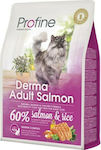 Profine Derma Adult Dry Food for Adult Cats with Salmon 2kg