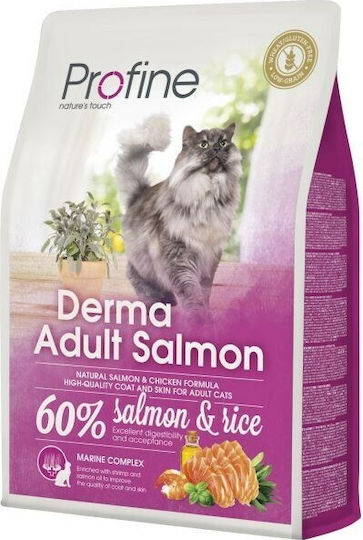 Profine Derma Adult Dry Food for Adult Cats with Salmon 2kg