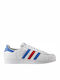 Adidas Superstar Herren Sneakers Cloud White / Blue / Red