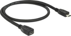 DeLock 83567 Regular USB 2.0 σε micro USB 0.5m Μαύρο