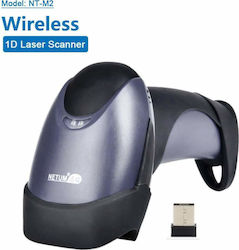 Netum Scanner portabil Wireless cu Capacitate de Citire a Codurilor de Bare 1D