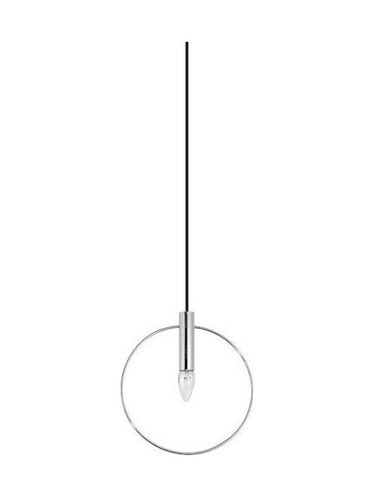 Luma Pendant Light Single-Light for Socket E14, E.14 Silver