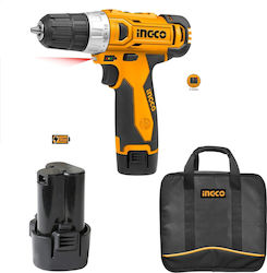 Ingco Drill Driver Battery 12V with 2 Batteries with Case