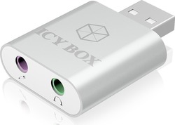 Icy Box Icy Box IB-AC527 External USB 2.0 Sound Card White