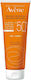 Avene Eau Thermale Lait Waterproof Sunscreen Cream Face and Body SPF50 250ml