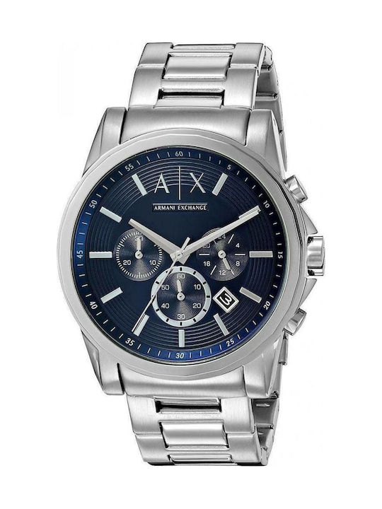 Armani Exchange Watch Chronograph Battery with Silver Metal Bracelet AX2509