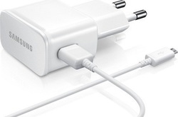 Samsung 1x micro USB Cable & Wall Adapter Λευκό (ECB-DU4EWE & ECB-DU4EWE)