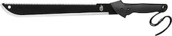 Gerber Gator Machete Black with Blade made of Carbon Steel in Sheath