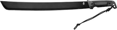 Gerber Gator Machete Black with Blade made of Steel in Sheath