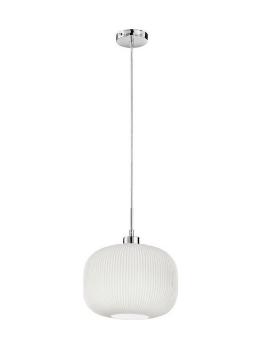 Perenz Pendant Light Single-Light for Socket E27 White 6342