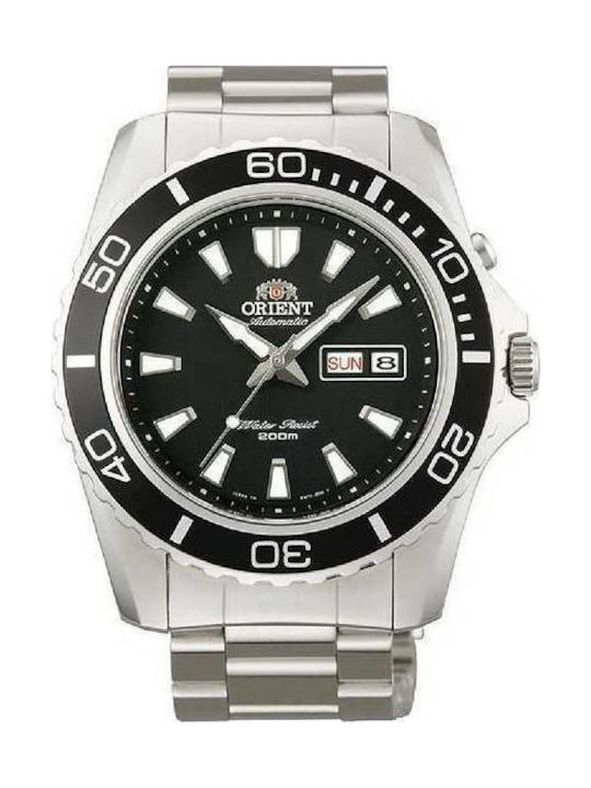 Orient Mako XL Automatic Watch with Metal Bracelet Silver