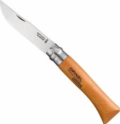 Opinel Νo.10 Carbon Pocket Knife Brown with Blade made of Carbon Steel