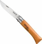 Opinel Νo.10 Carbon Pocket Knife Brown with Blade made of Carbon Steel