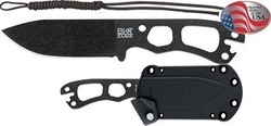 Ka-Bar Becker Necker Knife Black in Sheath