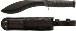 Ka-Bar Combat Kukri Machete Black with Blade made of Stainless Steel in Sheath