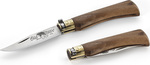 Antonini Old Bear Classic Size M Taschenmesser Braun mit Klinge aus Rostfreier Stahl