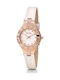 Folli Follie Sienna Watch with White Leather Strap