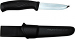 Morakniv Companion Cuțit Negru cu Lamă din Inox în Husă