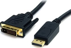 Powertech Kabel DVI-D-Stecker - DisplayPort-Stecker 3m Schwarz (CAB-DVI008)