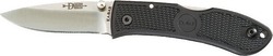 Ka-Bar Mini Dozier Folder Pocket Knife Black with Blade made of Stainless Steel