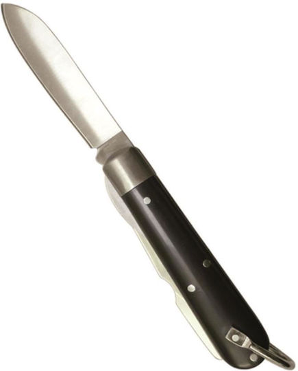 Mil-Tec TL29 Черен Електротехник Джобно Ножче Черен