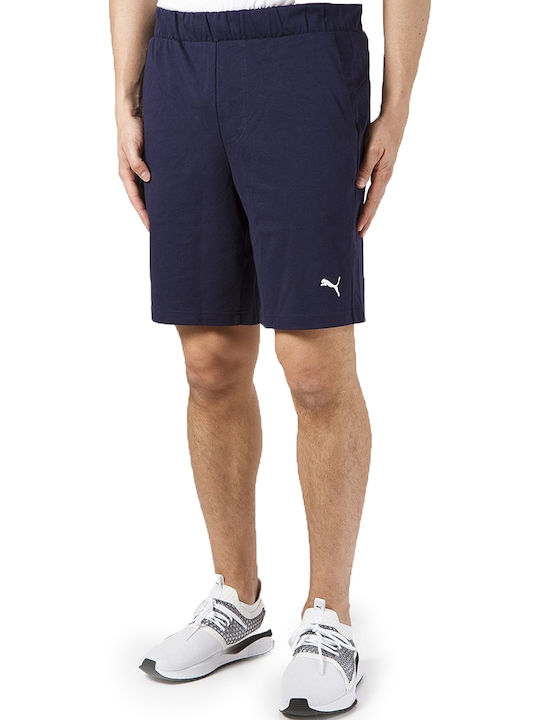 Puma Essential 9" Men's Sports Monochrome Shorts Blue