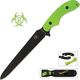 Ka-Bar Death Dagger Messer Grün in Hülle