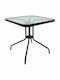 Tisch für kleine Außenbereiche Stabil Figo Braun 70x70x72cm