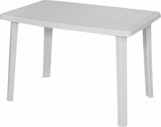 Plastic Masa pentru spații exterioare 903 Alb 105x70x72buc