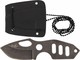 Fox Outdoor Neck I Knife Survival Black in Sheath