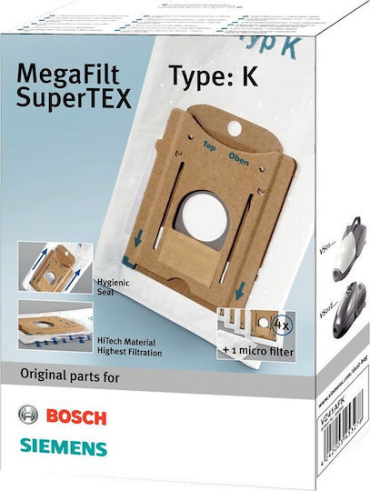 Πάνινες Σακούλες Σκούπας Bosch Siemens Original Type K