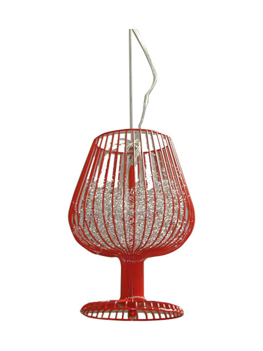 Keskor Pendant Light Single-Light for Socket G4 Red