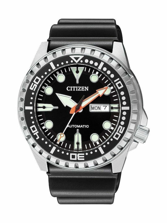 Citizen Promaster Marine Herrenuhr 46mm Automatisch mit Schwarz Kautschukarmband