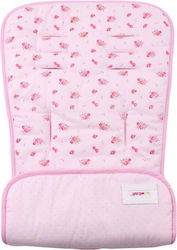 Minene Stroller Mattress Double Sided Dots 35x74cm Pink 21031