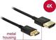 DeLock HDMI 2.0 Premium High Speed 4K 60Hz HDR Cable HDMI male - mini HDMI male 1m Μαύρο