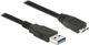 DeLock Regular USB 3.0 to micro USB Cable Μαύρο 1m (85072)