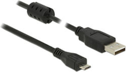 DeLock 84909 Regular USB 2.0 La Micro USB 3m Negru